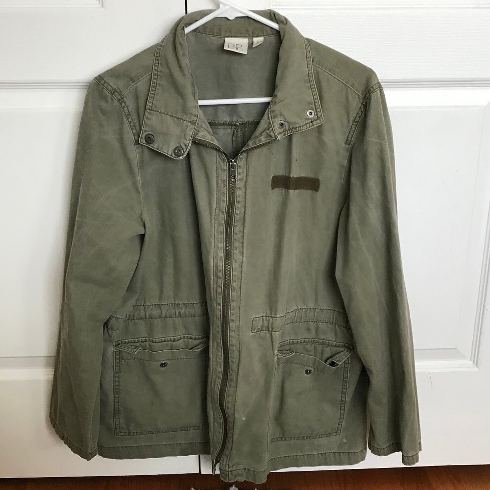 Olive Green Cargo Utility Jacket BP from Nordstrom